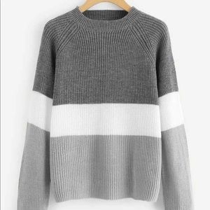 Oversized Colorblock Tunic